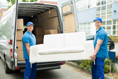 Removal team planning a house move in Catford