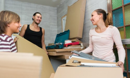 Commercial moving team planning a business relocation in Catford