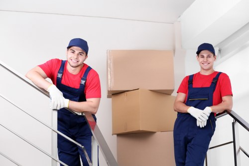 Catford office movers organizing a commercial workspace relocation
