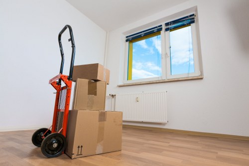 Careful furniture packing for a home move in Catford