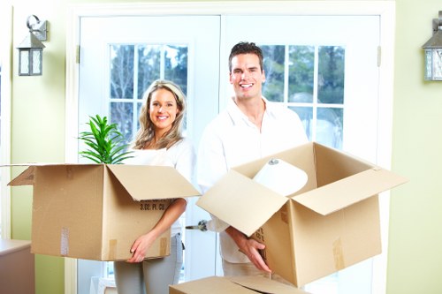 Careful furniture packing for Catford flat removals