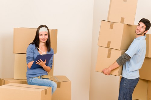Accessible local moving service information on a digital device
